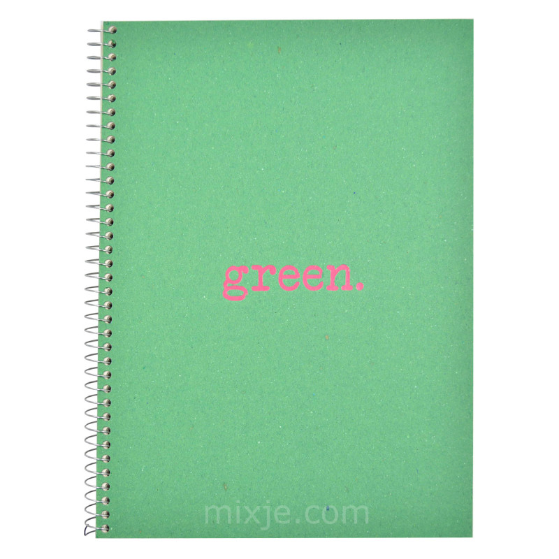 Kroma Spirale Cahier Green Verde